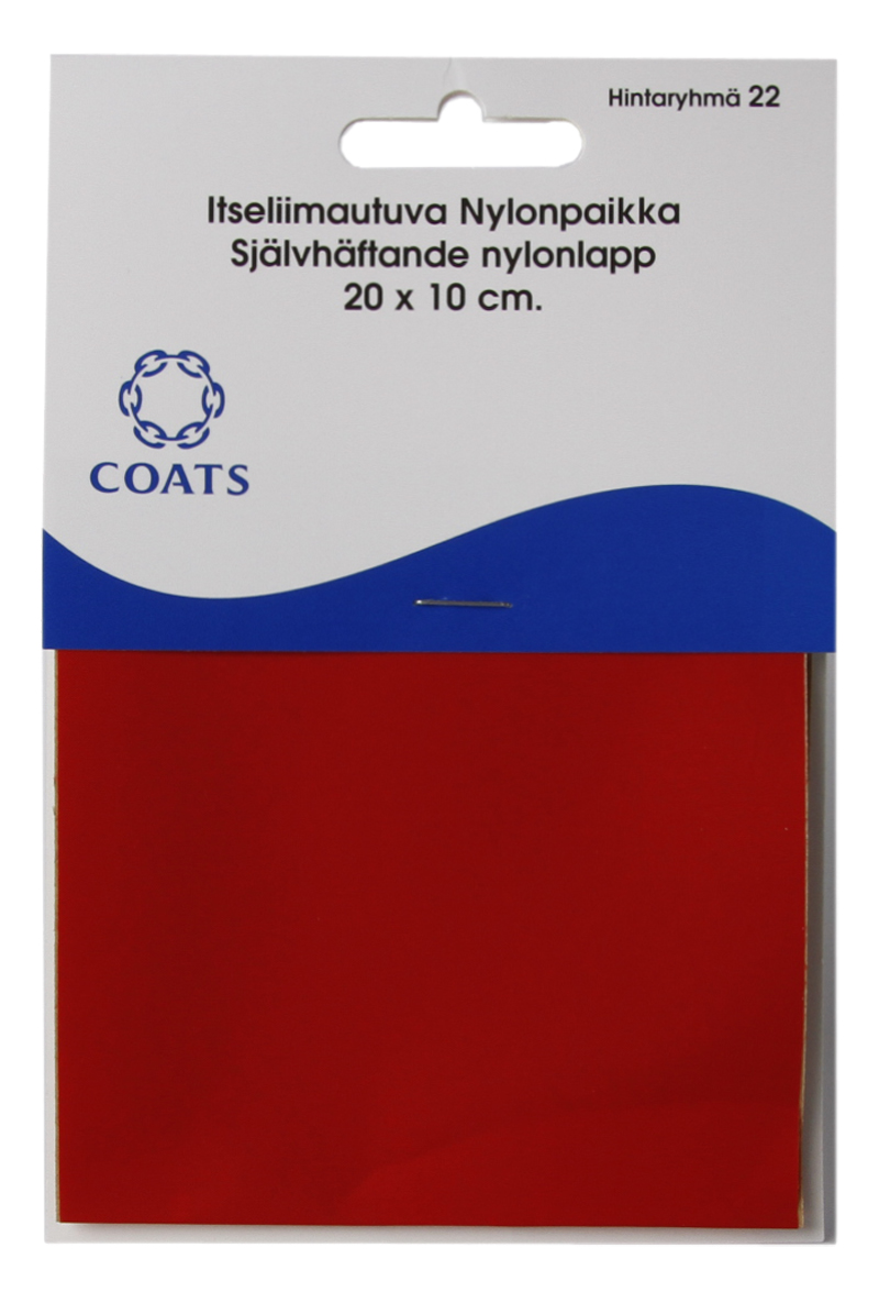 Itseliimautuva Nylonpaikka 10x18cm punainen 929503